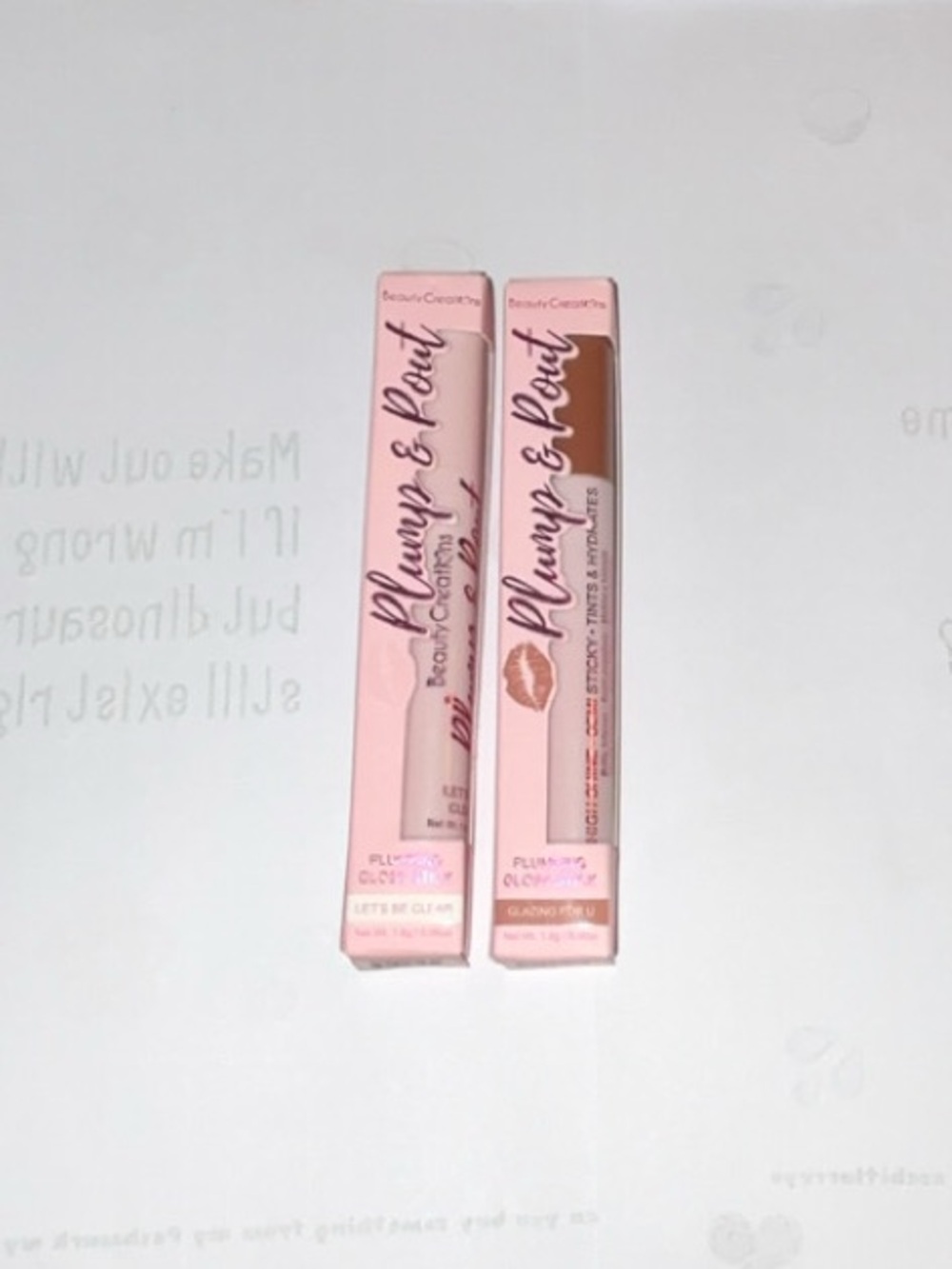 Beauty Creations Plump & Pout Gloss Sticks